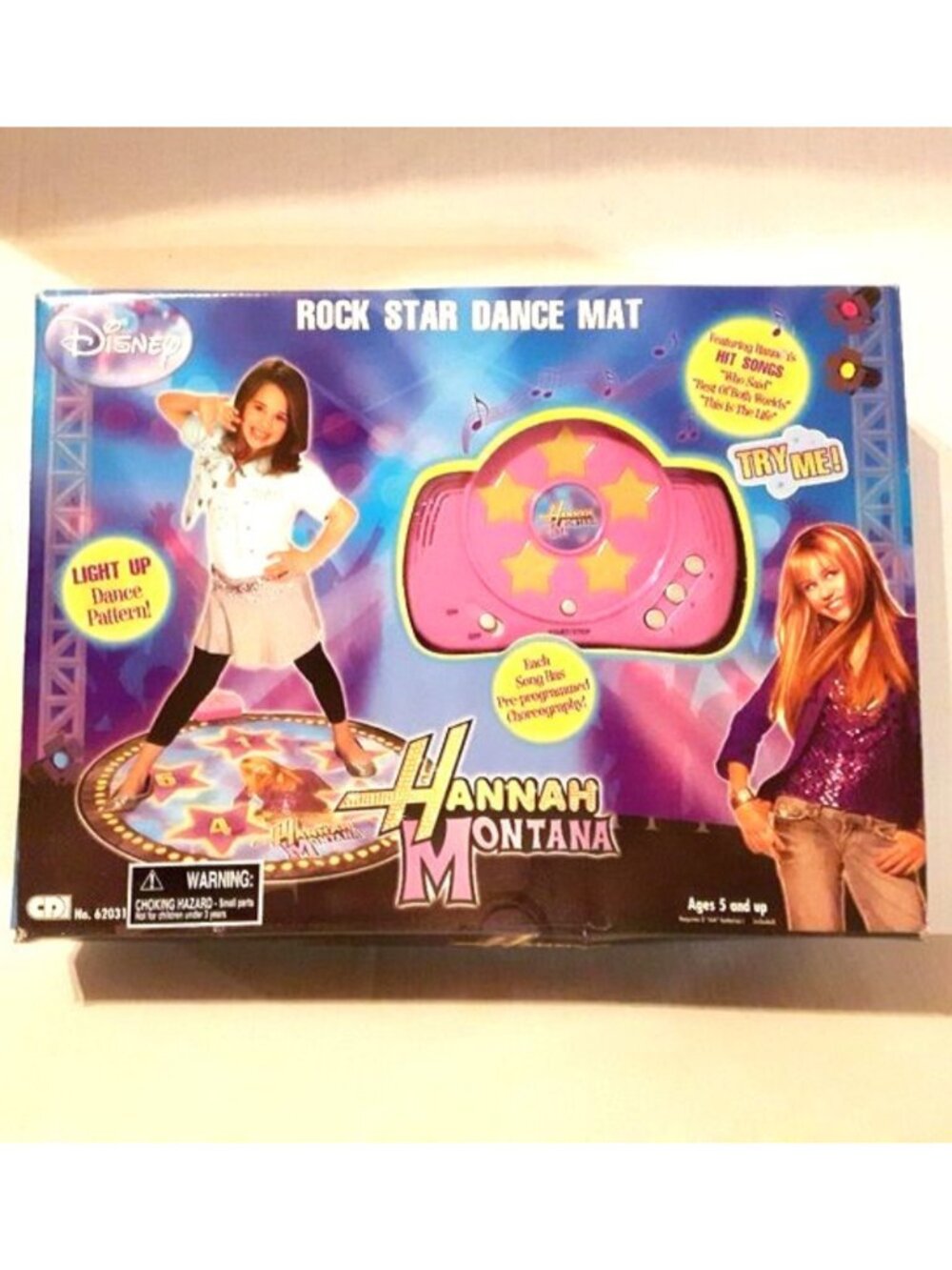 NIB VINTAGE RARE Hannah Montana Rock Star Interactive Dance Mat